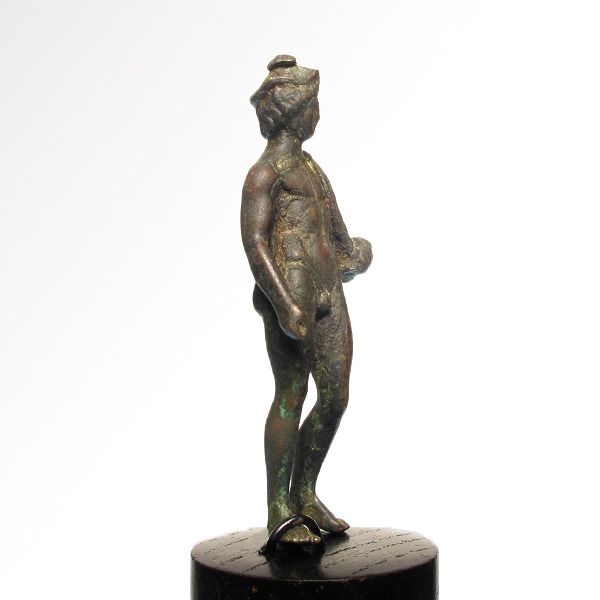 Ancient Roman Bronze Figure of Mercury - Image 5