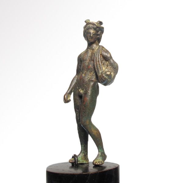 Ancient Roman Bronze Figure of Mercury - Image 8