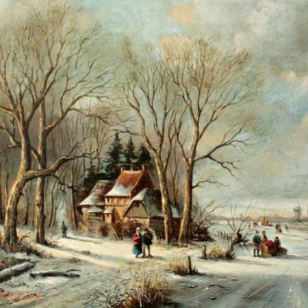 G. van Hilverdink (20th century) - Winter face