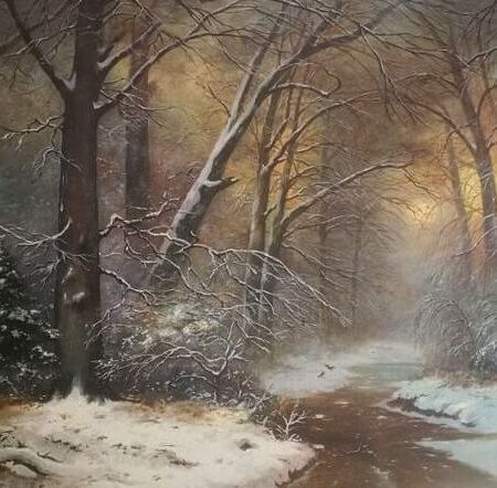 Marc Lamers (1960) - Large Winter Landscape