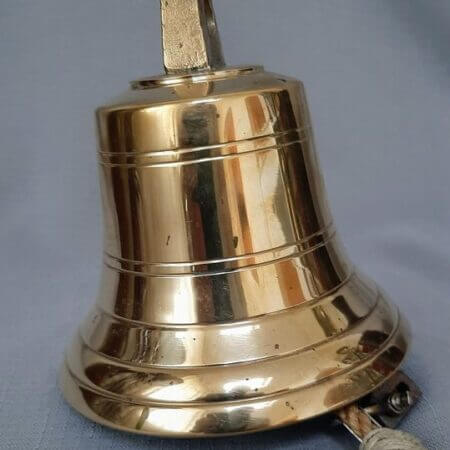 Very nice ship's bell with all mans end - Bronze, Brass - Second half 20th century The Netherlands